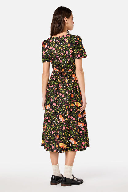Folk Art Midi Dress