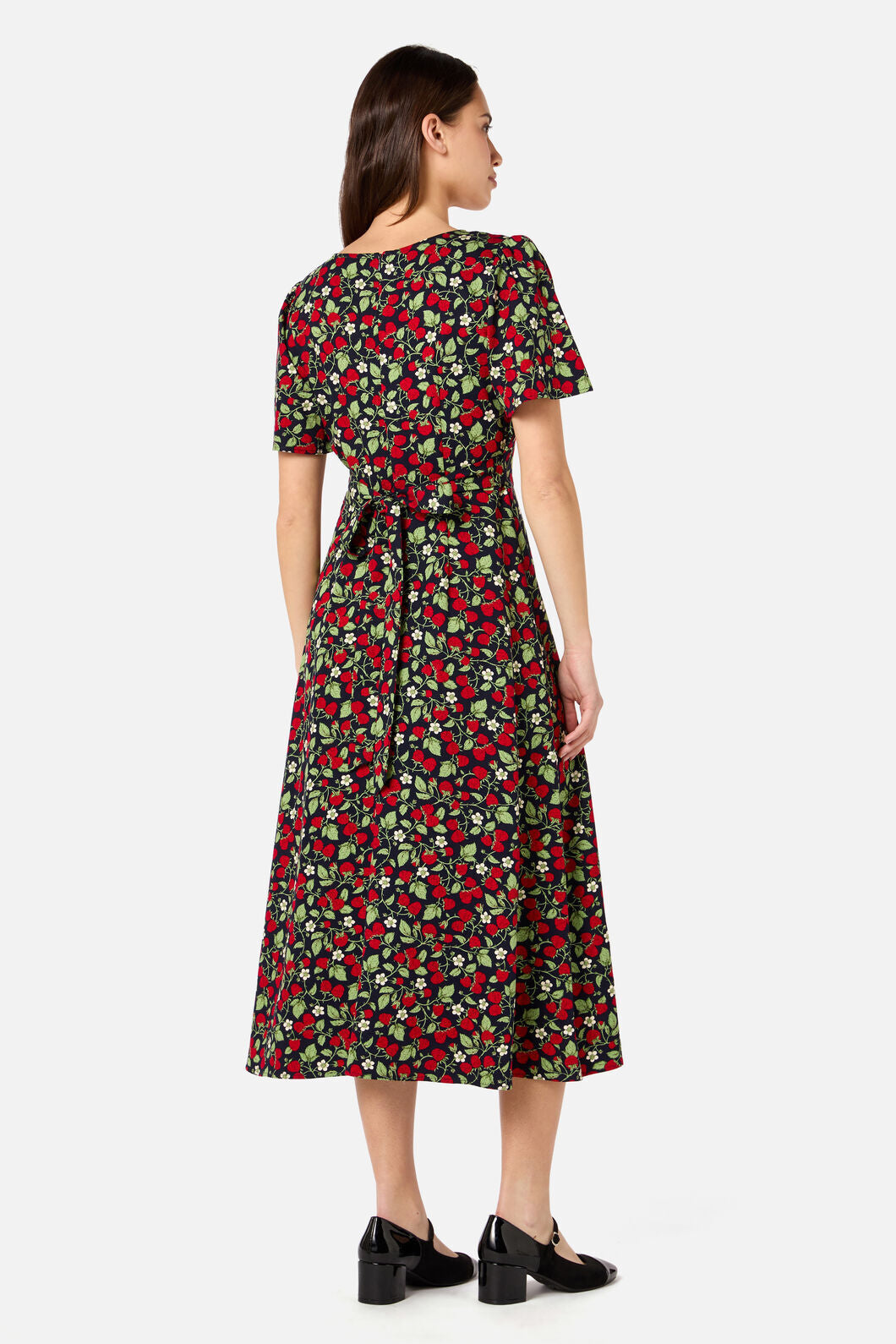 Raspberry Midi Dress