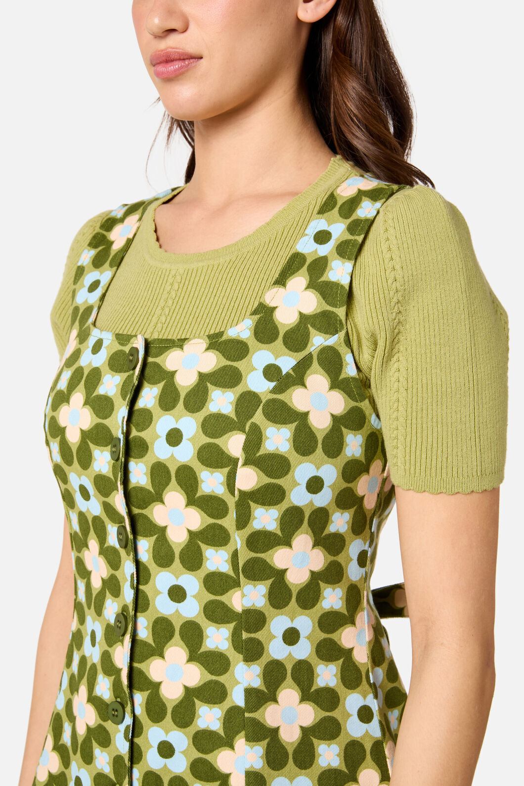 Ginny 60's Mini Pinafore