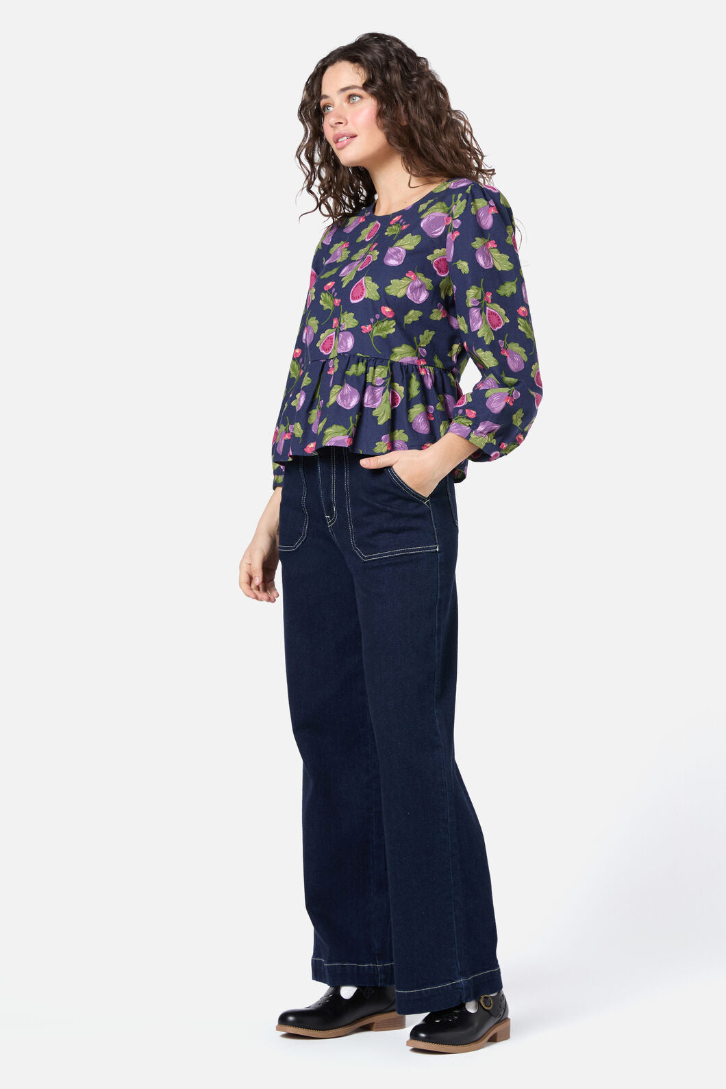 Fig Smock Top
