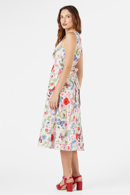 Luna Snake Midi Dress