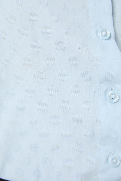 Lattice Embroidered Blouse