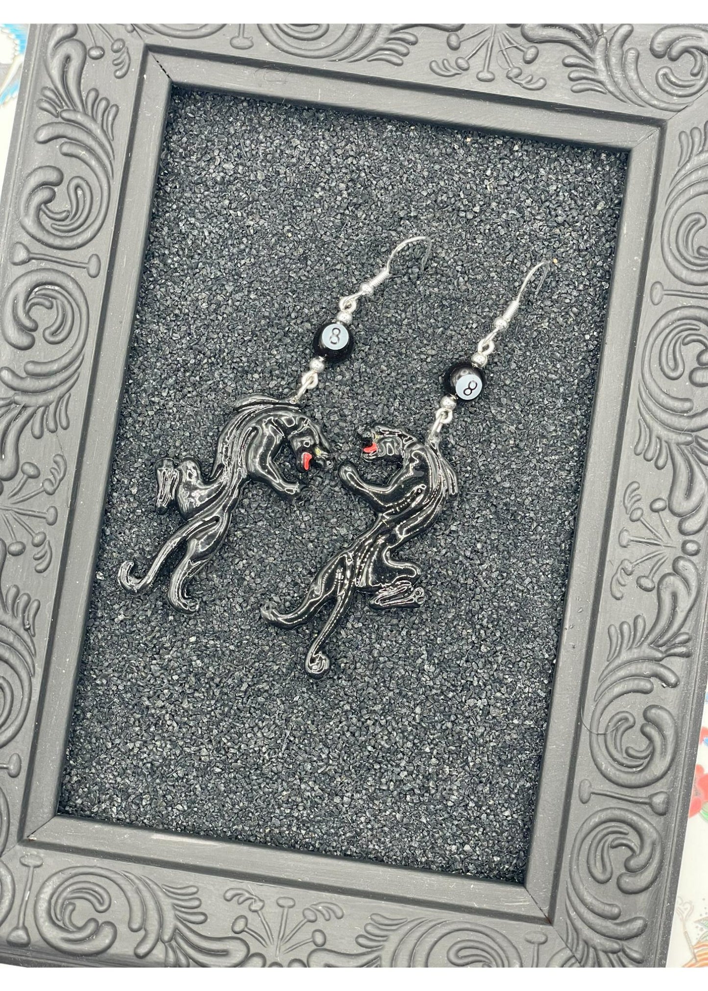 Tattoo Love Crawling Panther Earrings
