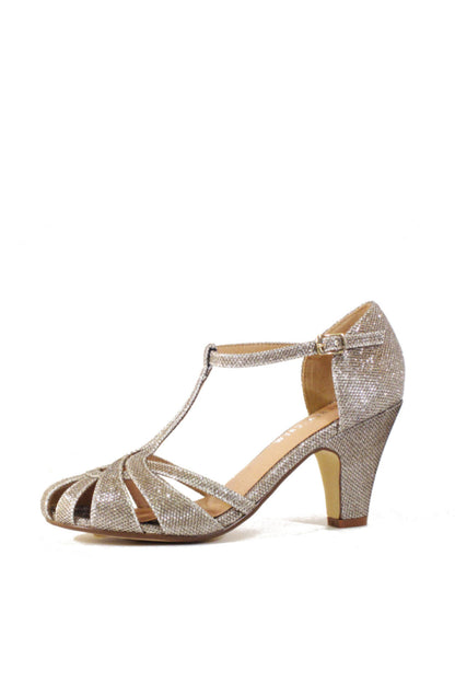 Sergi T-Strap Heels