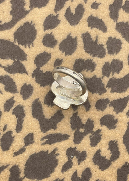 Ace of Spades Black Onyx Ring