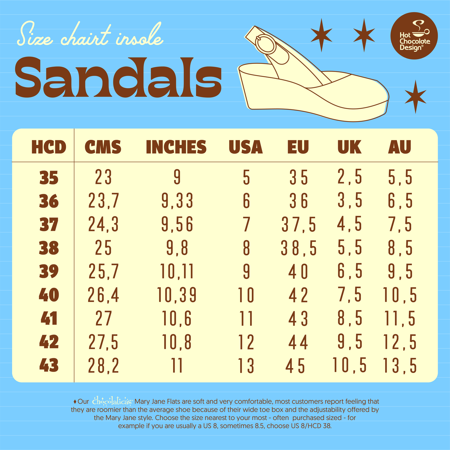 Chocolaticas® Bloody Mary Women's Sandal