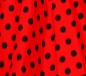Red & Black Polka Dot Swing Dress