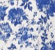 White & Blue China doll Swing Dress