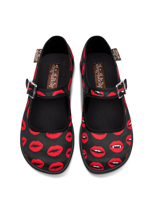Chocolaticas® Kiss Me Women's Mary Jane Flat