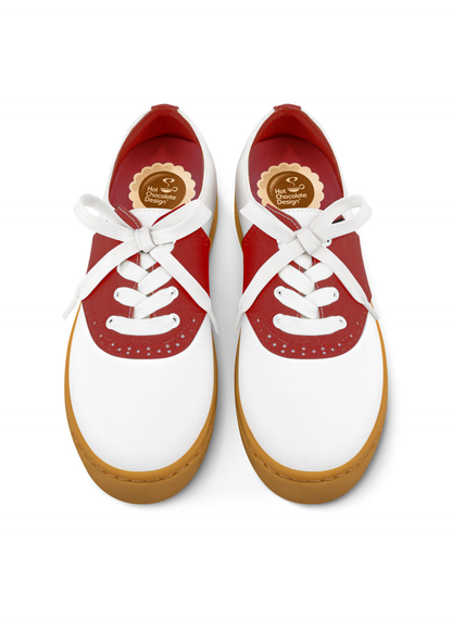 Saddle Red Casual Sneaker