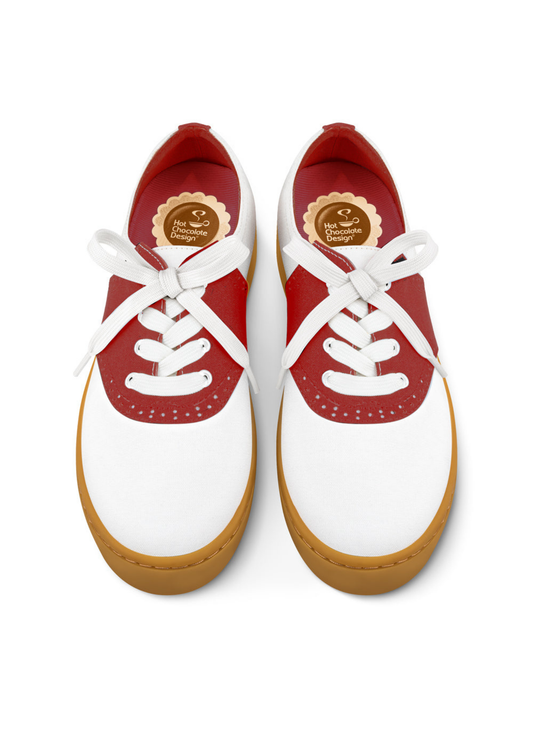 Saddle Red Casual Sneaker