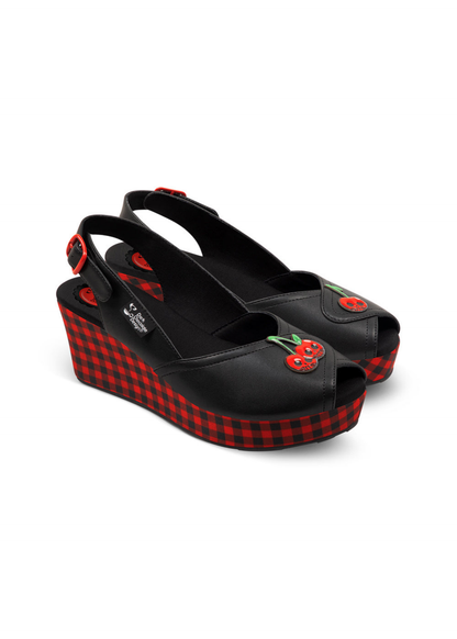 Chocolaticas® Death Cherry Women's Sandal
