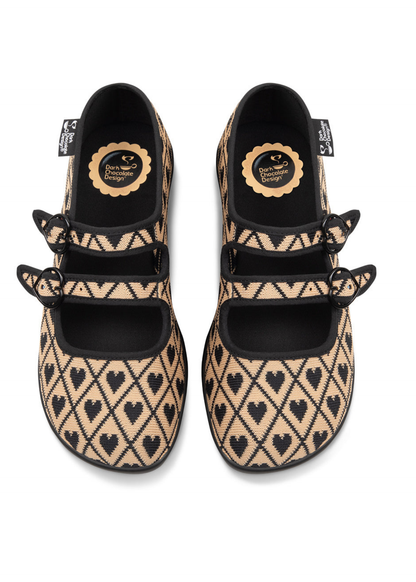 Chocolaticas® I Wove You 2 Women's Mary Jane Flat