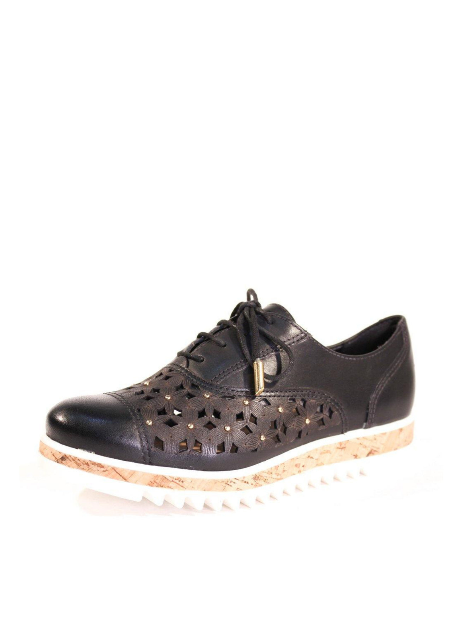 Dallas Embroidered Leather Sneakers