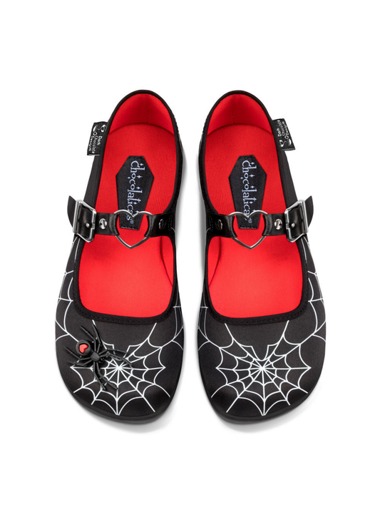 Chocolaticas® Widow Heart Women's Mary Jane Flat
