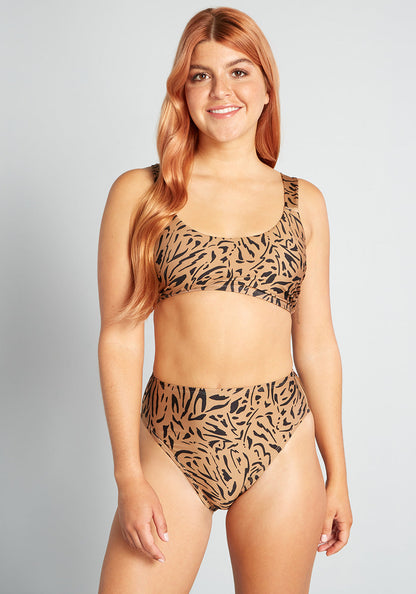 The Franky High-Waisted Bikini Bottom